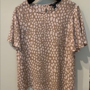 F21 Cheetah Print Blouse